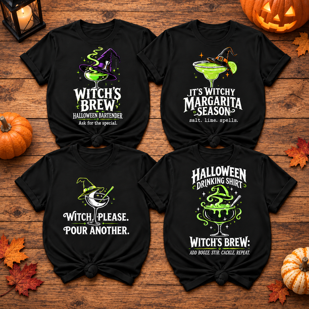 Witch's Brew Halloween Bartender Graphic