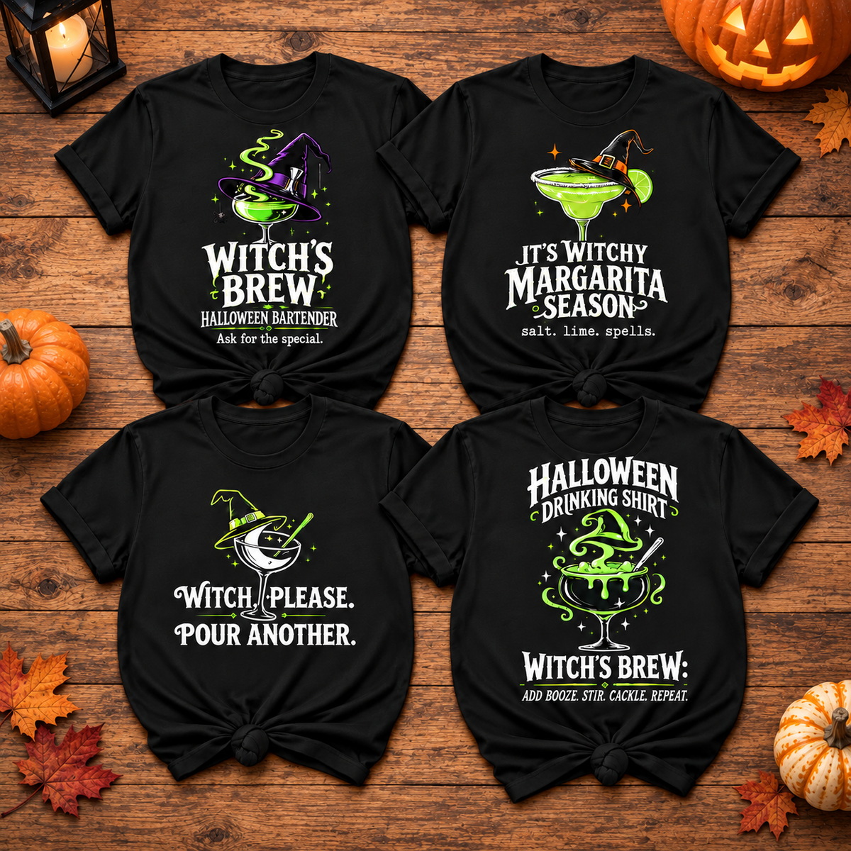 Witch's Brew Halloween Bartender Graphic